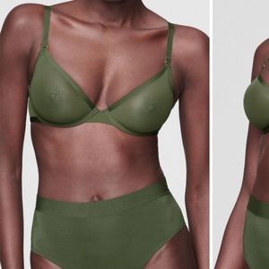 Cuup plunge mesh vine bra